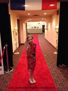 On the red carpet