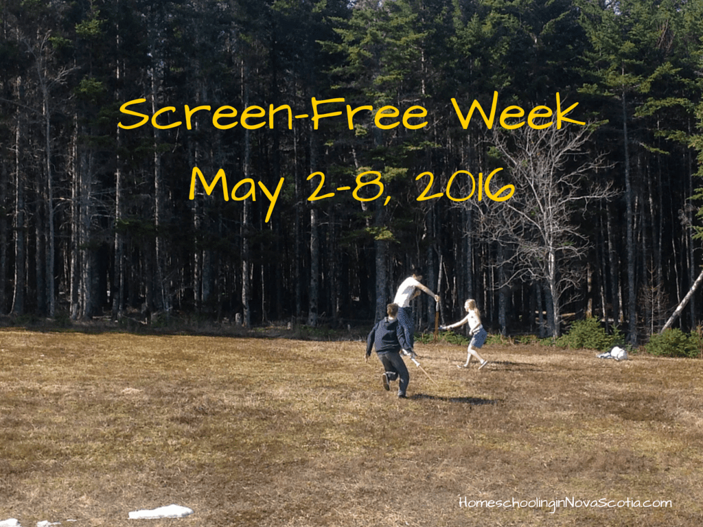 screen-free week