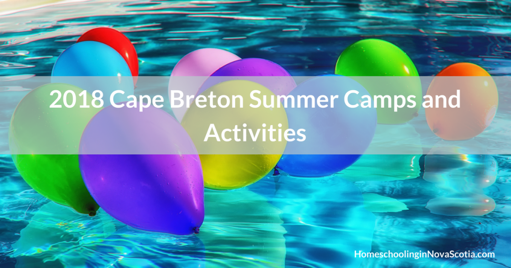 2018 cape breton summer camps