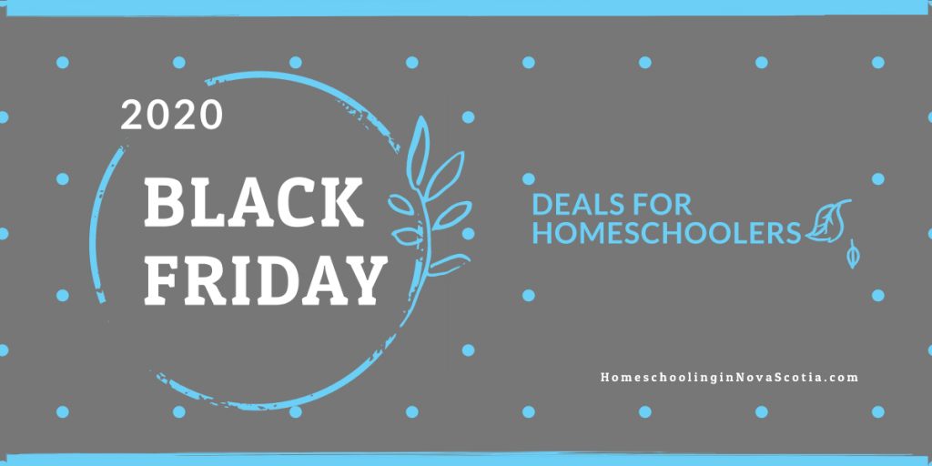 black friday deals for homeschoolers 2020