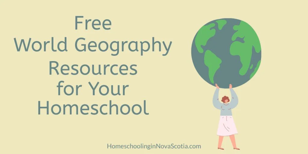 free world geography resources for homeschool - woman raising globe over her head